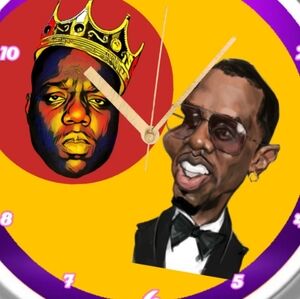 Puff and Diddy clock